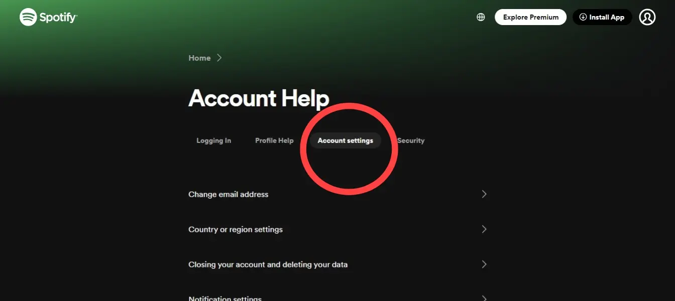 How to delete spotify account3